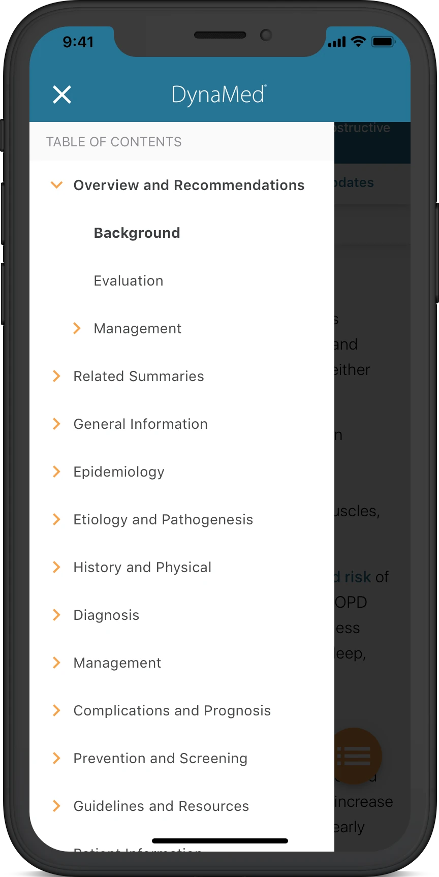 DynaMed - iOS Redesign