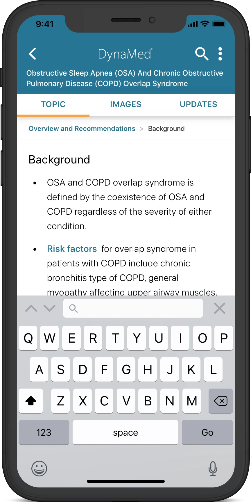 DynaMed - iOS Redesign