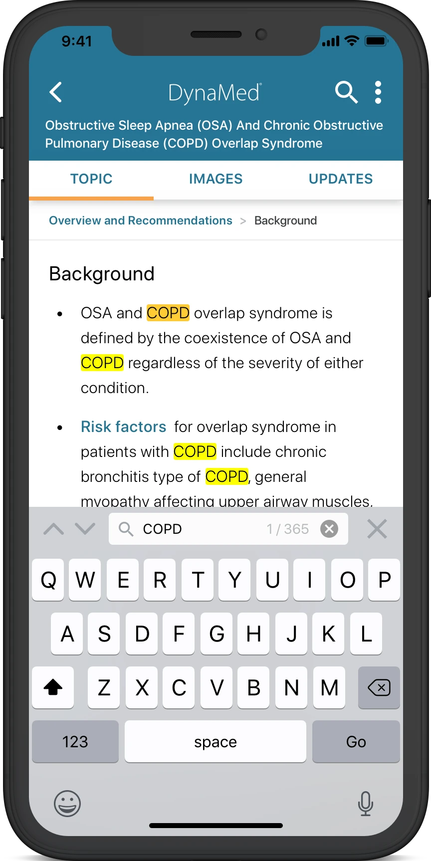 DynaMed - iOS Redesign